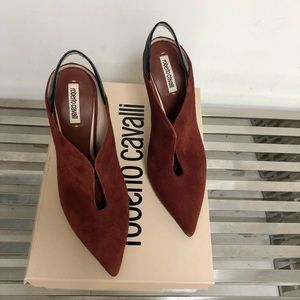 ROBERTO CAVALLI
Snake heels Pumps - Brown